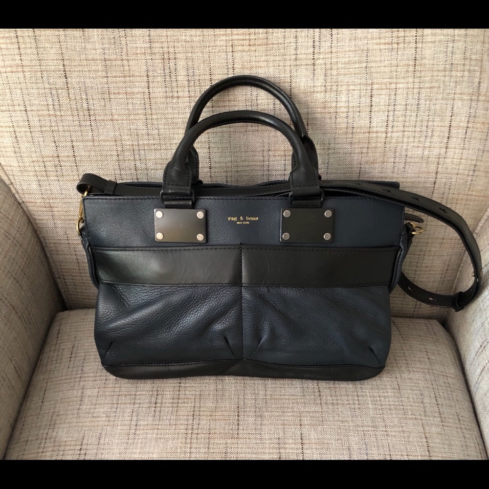Leather Rag and Bone med pilot handbag